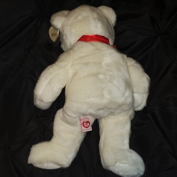 Valentino Beanie Baby Buddy Bear Valentine's Heart 1st to have Embroidered Patch - Picture 6 of 7